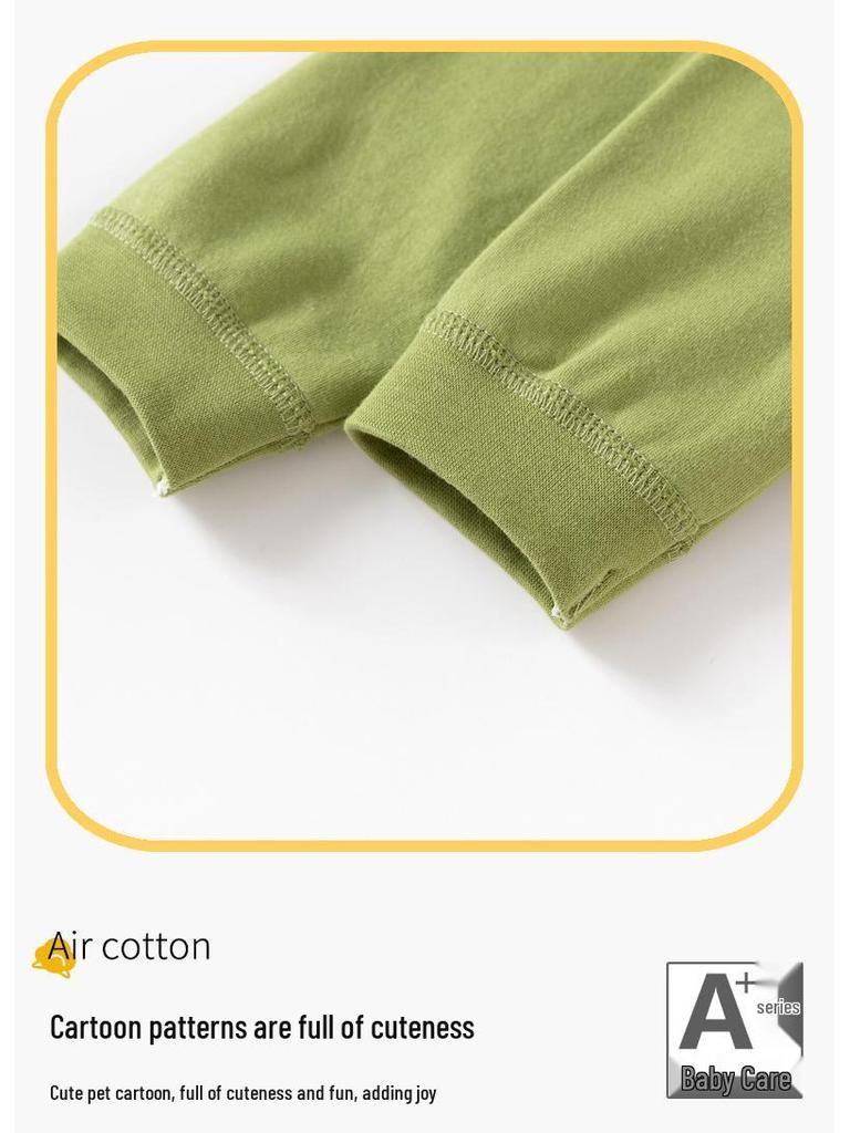 Exclusive Long Sleeve Baby Romper – Pure Cotton Infant Crawling Suit for Spring and Autumn