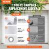 Carport Replacement Canopy Cover Side Wall 10 x 20 ft, Garage Tent Shelter Tarp Heavy-Duty Waterproof & UV Protected, Easy Installation with Ball