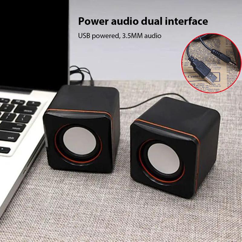 USB External Small Speaker Multimedia Small Speaker Desktop Computer Laptop External Mini Speaker Office and Entertainment