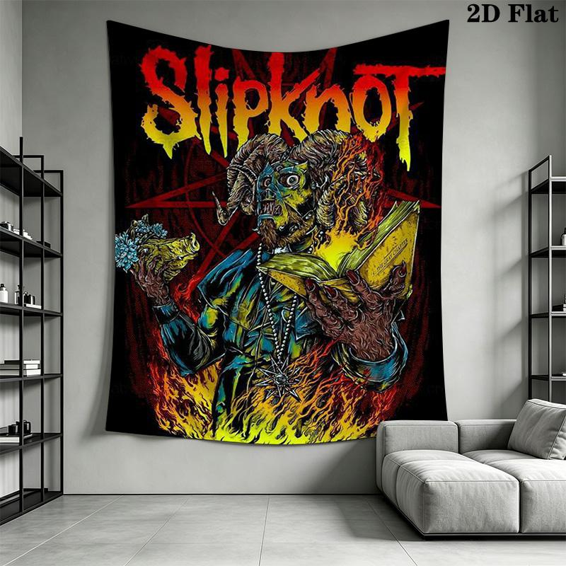 Slipknot Band Wall Tapestry Tapestry Wallmounted Background Cloth Home Decor Homestay Soft Decoration Tapestry Soft