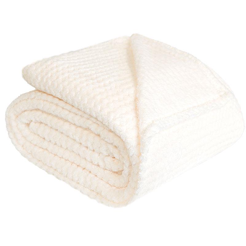 LUGO Soft Decorative Blanket Ecru 160x200cm - A Cozy Addition to Your Home