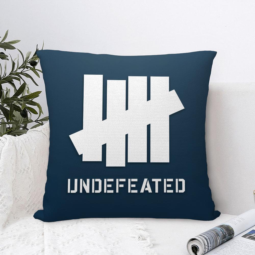 

Крутая наволочка с логотипом U-Undefeated Декоративная подушка для дивана Домашний квадратный декоративный чехол для подушки с двусторонней печатью Плюшевый декоративный чехол для подушки 12x12Inch