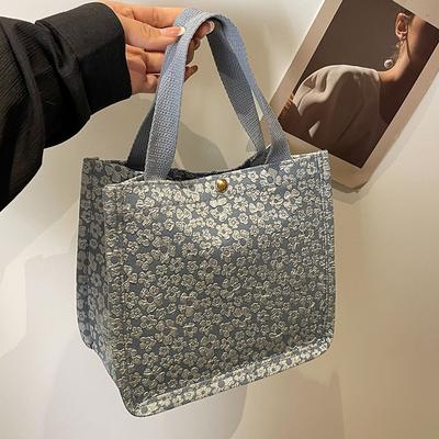 Büyük Kapasiteli Kanvas Çanta Kadın Yeni Trend Moda Tote Çanta Kadın Ins Moda Çok Yönlü Tek Omuz El Çantası