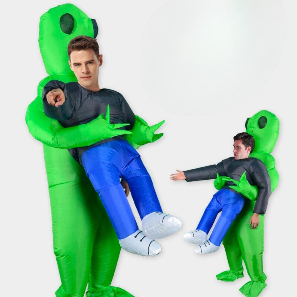 Alien Ufo Costume, Inflatable, Self-Inflating, Halloween Costume