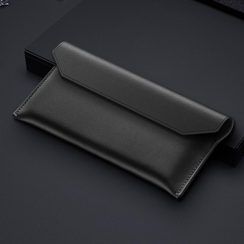 Suitable for Transsion Tecno Phantom V Folding Business Anti-drop Envelope Real Leather Leather Case Tecno phantom v fold чёрный