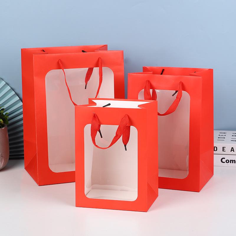 Window Handle Gift Bag for Mother's Day, Conferences, and Flowers