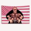Jujutsu Kaisen Ryomen Sukuna Anime Tapestry USA Flag Style Wall Hanging Printed Wall Art for Bedroom Garage Outdoor Home Decor