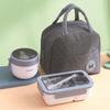 Bento Box Set, Square Lunch Box With Compartments, Leak-proof 3 Lunch Boxes For Kids And Adults