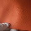 Red Brown Top Layer Cowhide, Lychee Patterned Genuine Leather, 1.3mm Thick Sofa Headboard Seat, Handmade DIY Soft Cowhide