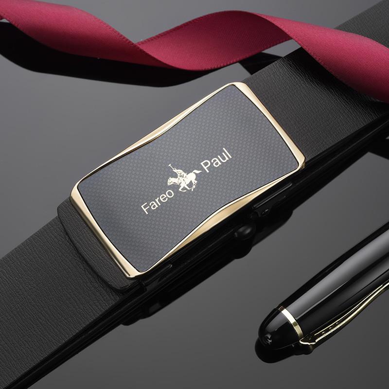 Real Leather Mens Dress Belt With Auto Buckle And Metal Closure For Formal Events