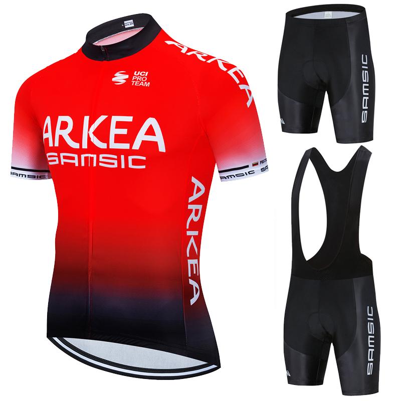 

Summer Cycling Jersey Set 2025 ARKEA Cycling Clothing Short Sleeve Men s Clothes MTB Bicycle Suit Clothes Ropa Ciclismo Hombre Asian size-4XL
