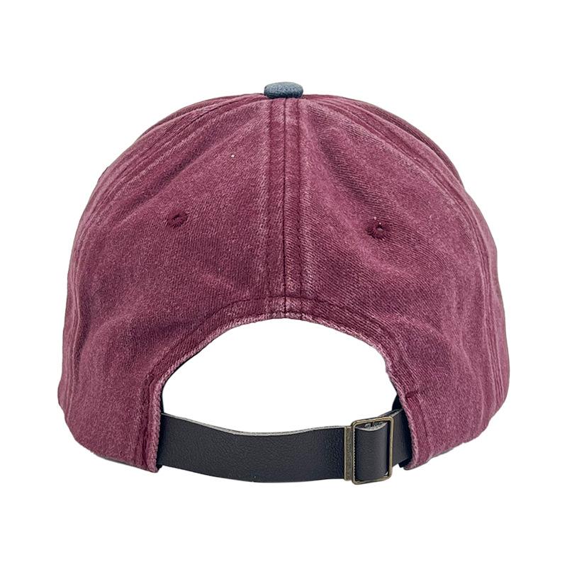 Unisex Trendy Patchwork Baseball Cap - Japanese Duckbill Style, Korean Version Fashion Sun Hat