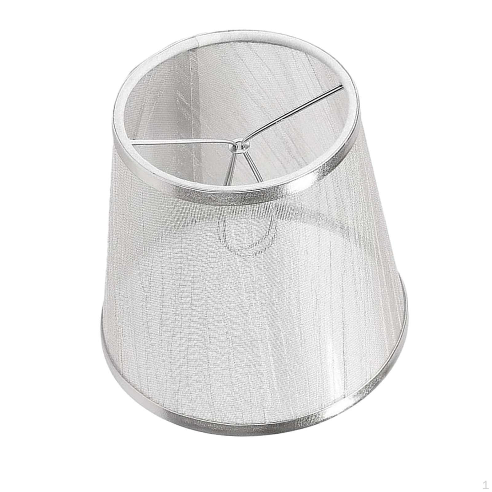 

Елегантний абажур для настільних ламп - Стильний та практичний аксесуар для освітлення Silvery