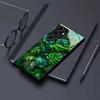 Tropical plant print green leaf pattern phone case for Samsung S21 S23 PLUS S24 Plus S25 S25 A36 A54 back cover