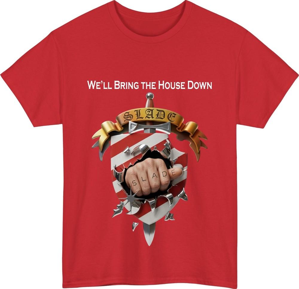 Well Bring The House Down TShirt Vintage Slade Music Concert Music For Tee S