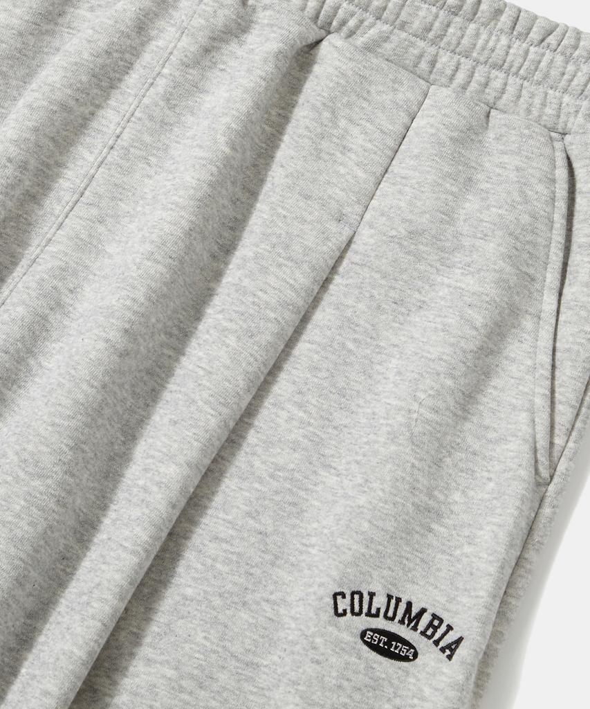 COLUMBIA UNIVERSITY Cu Arch Pin-Tuck Fleece Sweatpants_M.Gray