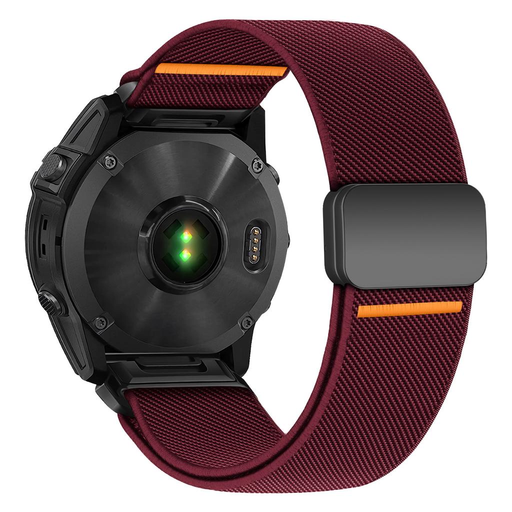 Magnetic Nylon Band For Garmin Fenix 8 7 Pro 7S 6X 6 5Plus Venu 3 Tactix 7 bracelet correa Fenix 8 7x 26mm 22mm Quick Fit Strap