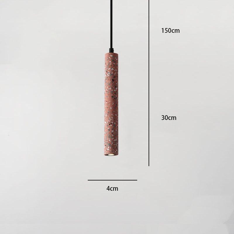 Minimalist Terrazzo Cement Pendant Light for Coffee Shops & Bedrooms