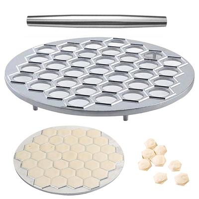 Alüminyum Ravioli Yapıcı Makarna Formu Et Köfte Kalıbı 37 Delik Köfte Hamuru Basınçlı Kesici Ev Mutfak Aletleri