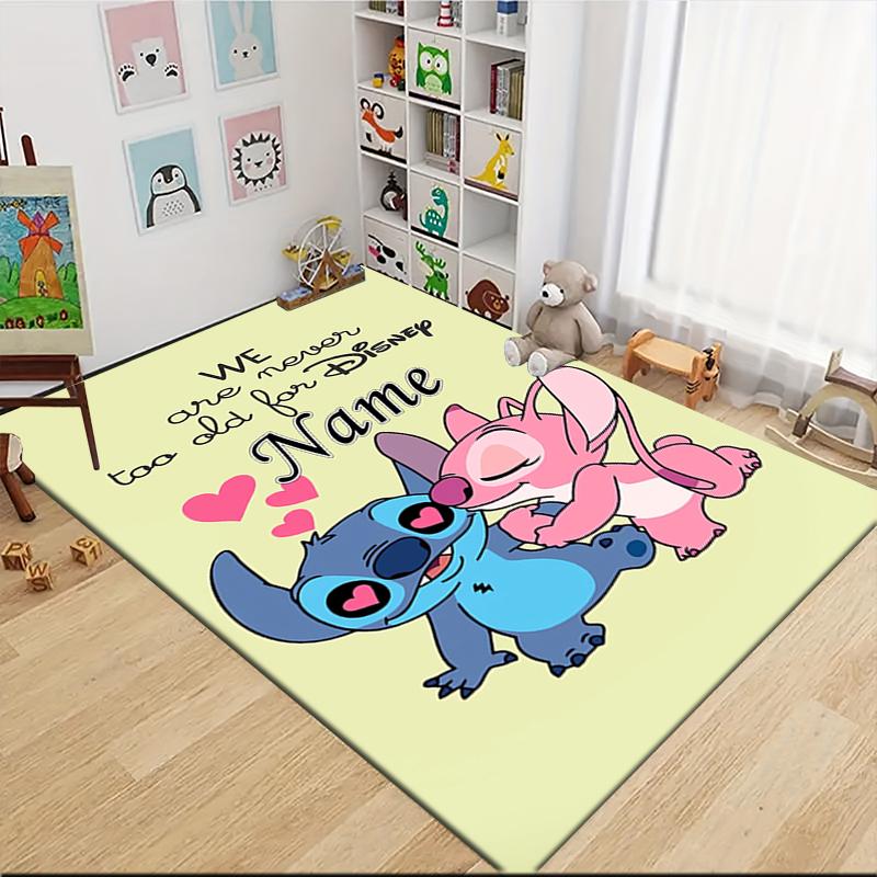 Custom Name Princesses Pastel Colors Carpet Rug Customizable Soft Washable Anti-Slip Home Living Room Sofa Mats Personalized Rug. 0909294