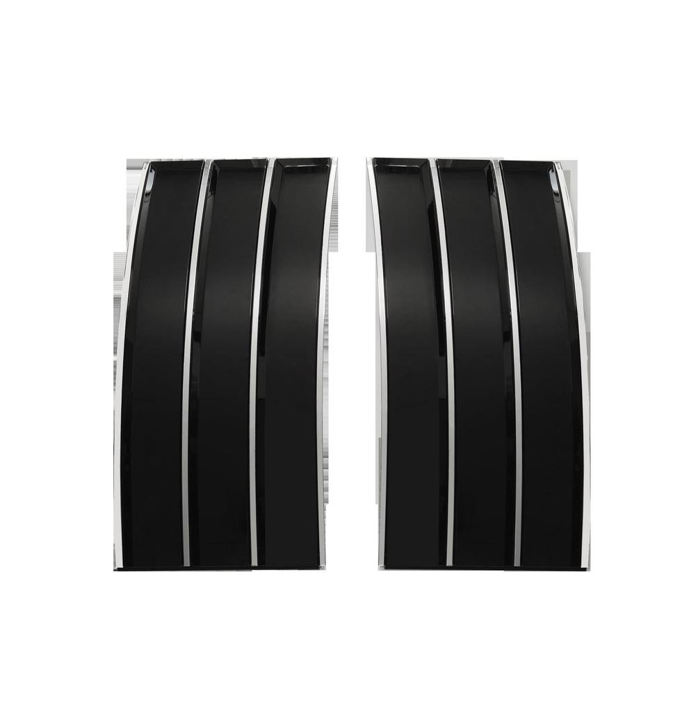 13-18 Range Rover Executive Schwarzes Karosserie-Kit: 22-teiliges Zierleisten-Set mit Gitter, Haifischkiemen & Türgriffen