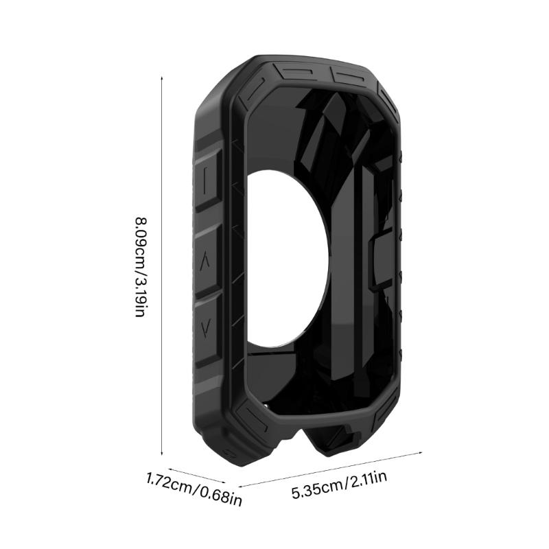 Tear Resistant Soft TPU Cycling Accessory Cover Encasement Guard Shockproof Design Easy Mount For Cycle Computer Devices