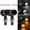 Motorcycle Turn Signals 12V 8mm LED Mini Turn Signal Light Indicators For Honda For Yamaha For Kawasaki Cafe Racer Flasher Lamp