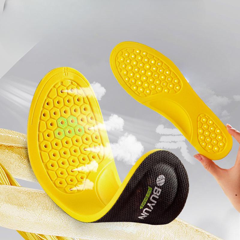 Men's Breathable Insoles Non-slip Absorb-Sweat Insoles Sport Insoles