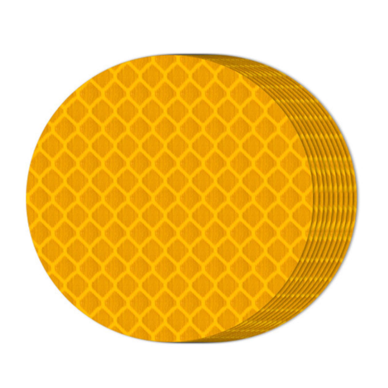 

10 шт. светоотражающие наклейки на бампер автомобиля, светоотражающие наклейки, светоотражающие предупреждающие полосы, подходящие для велосипедов, школьных сумок