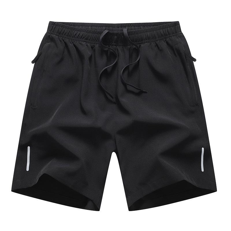 Men's Quick-Drying Reflective Beach Shorts - Summer Casual, Lightweight, Loose Fit, Plus Size, Youth Sportswear