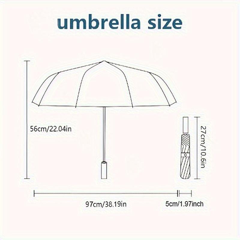 1PC MoonStars Pattern Design Umbrella,Compact Umbrella, All Season, Travel, One Touch Auto Open and Close,Christmas Gift