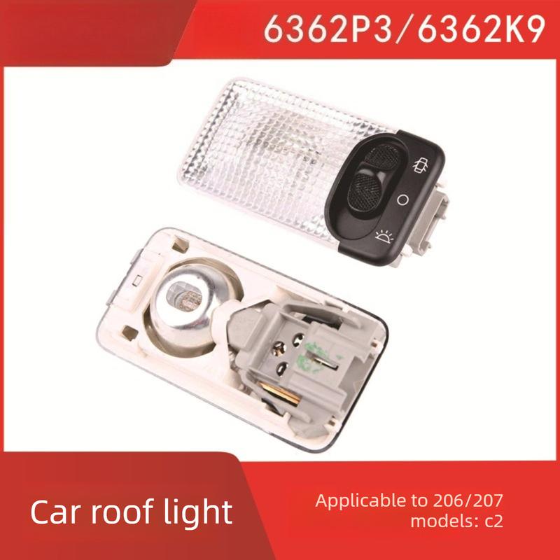 

Reading Light Compatible with Peugeot 206 207 107 108 306 406 806 C2 6362P3 6362K9 Car Accessories Auto Parts Interior Lighting 6362P3 6362K9