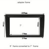 For 9 Inch To 7 Inch Stereo Fascia Plate Panel Fitting Head Unit Multimedia Player Frame Convertido Fascia, Without Battery