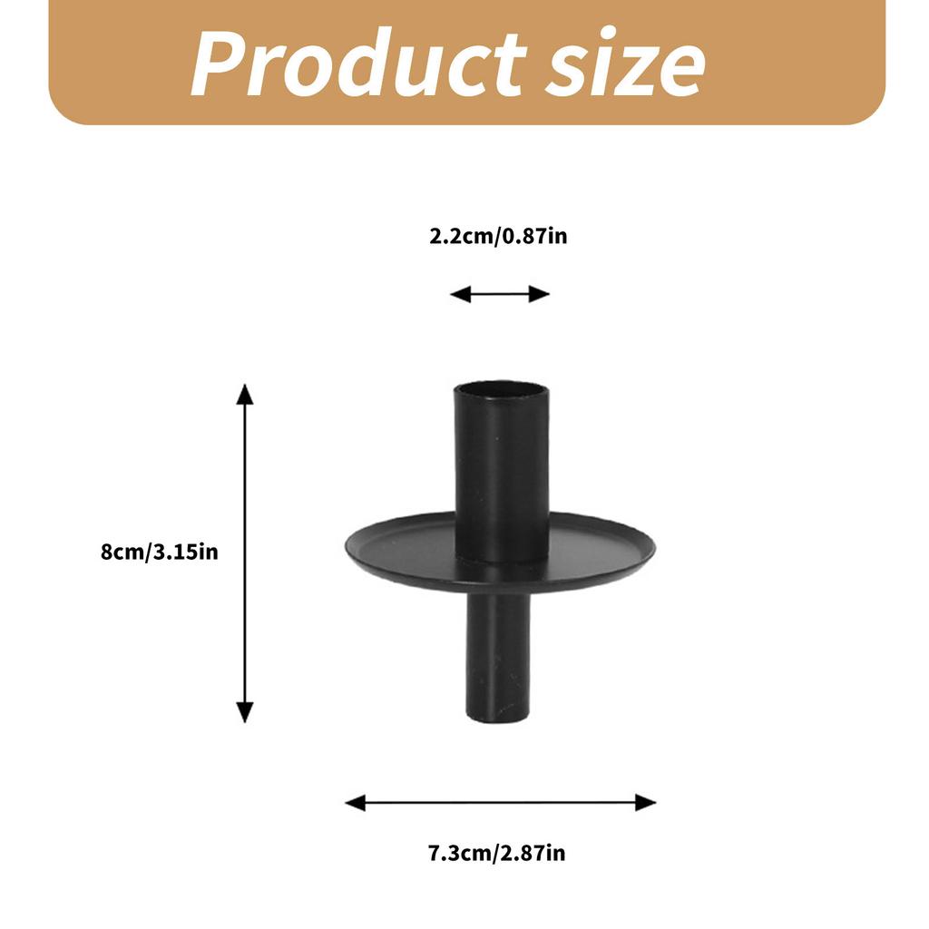 Set of 4/8 Metal Candle Holders for Wine Bottle Insertion Taper Candle Stand Candlestick Adapter Centerpieces Decors