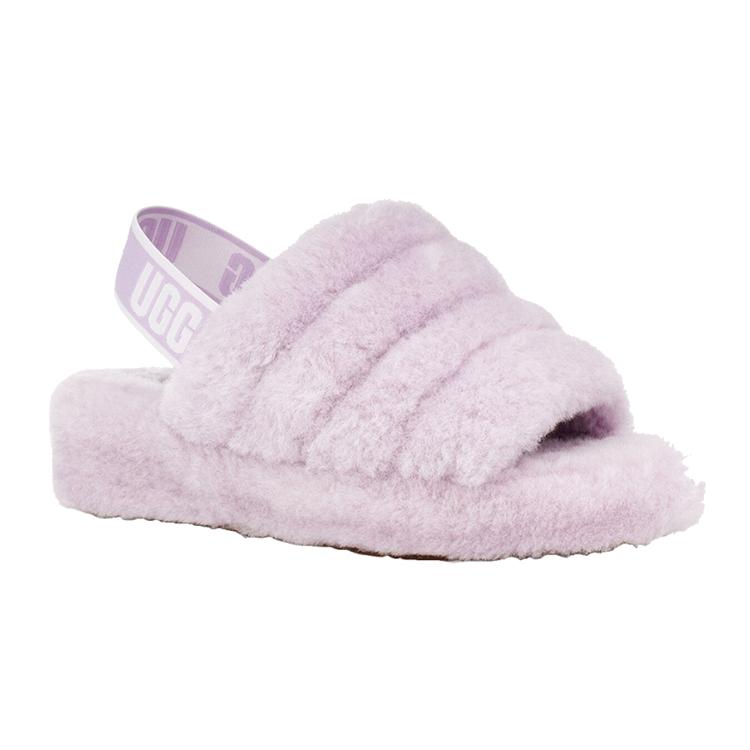 UGG FLUFF YEAH Stylische Sandale Damen Kalifornien Lila 1095119-CATR