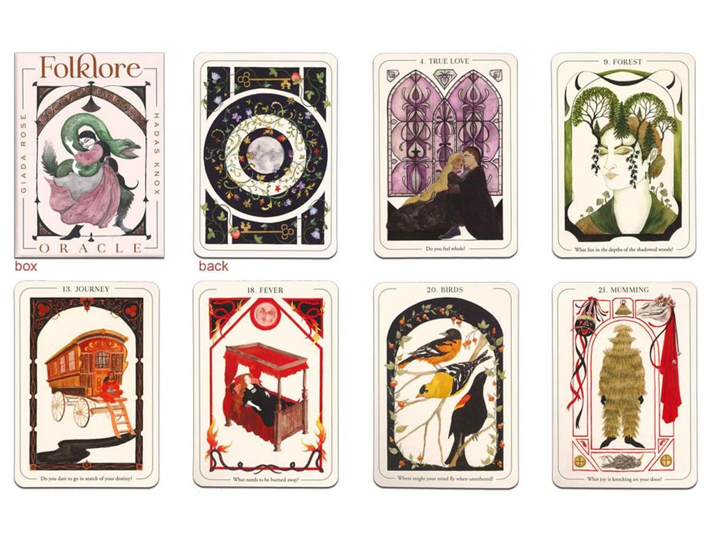 Nichiyu Oracle Cards, 44 Cards [Authentic] [Folklore Oracle] "Listen To the Deep Voices Hidden In the Stories.
