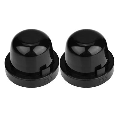2pcs 65mm LED Headlight Dust Proof Waterproof Rubber Housing Seal Cover Caps