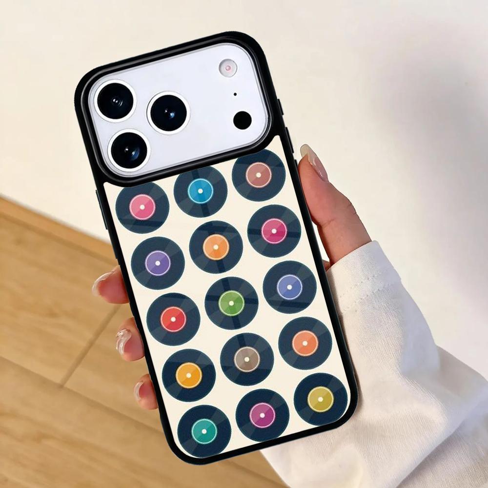 Minimalistisches Handyhülle für Musikliebhaber für IPhone 17 AIR 16pro Max 15 14 13 12 11 Bumper Hülle