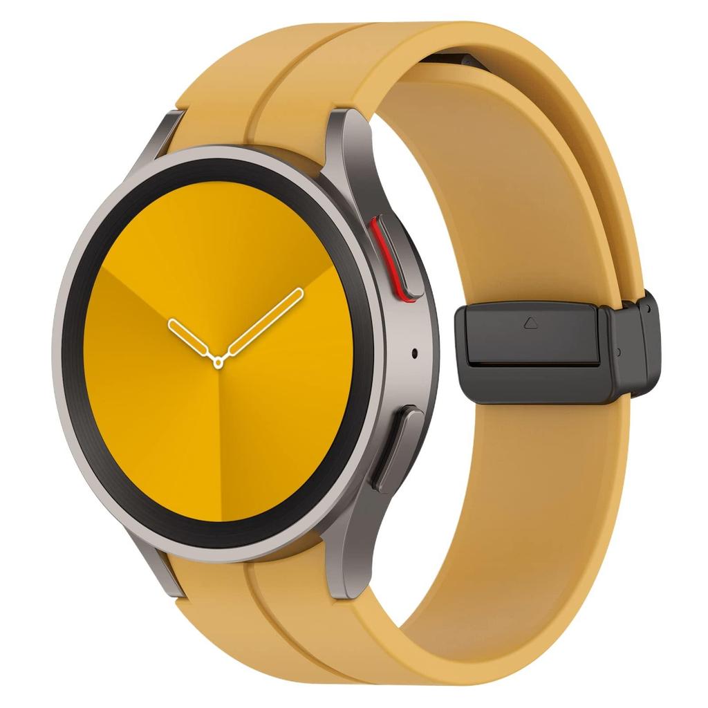Silicone Strap for Samsung Galaxy Watch 5 Pro 45mm/7 6 5 4 44/40mm No Gaps Wristband for Galaxy Watch 6 Classic 47mm 43mm Strap