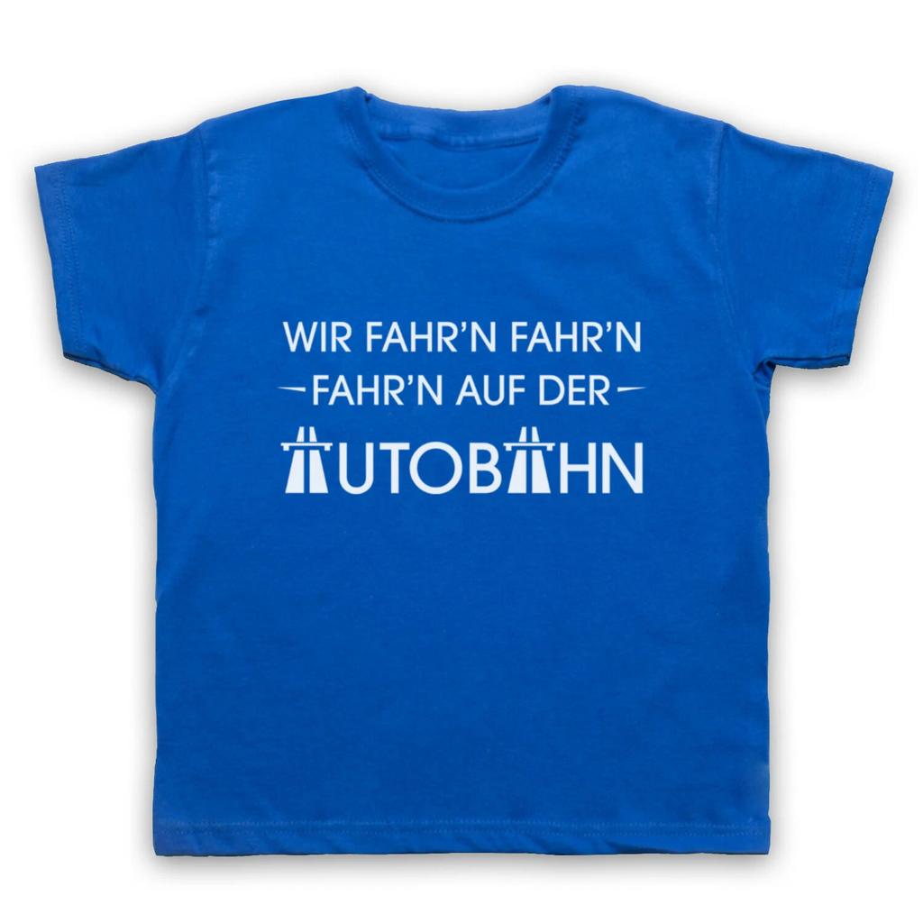 AUTOBAHN ELECTRONICA UNOFFICIAL KRAUTROCK WIR FAHR'N KIDS CHILDS T-shirt