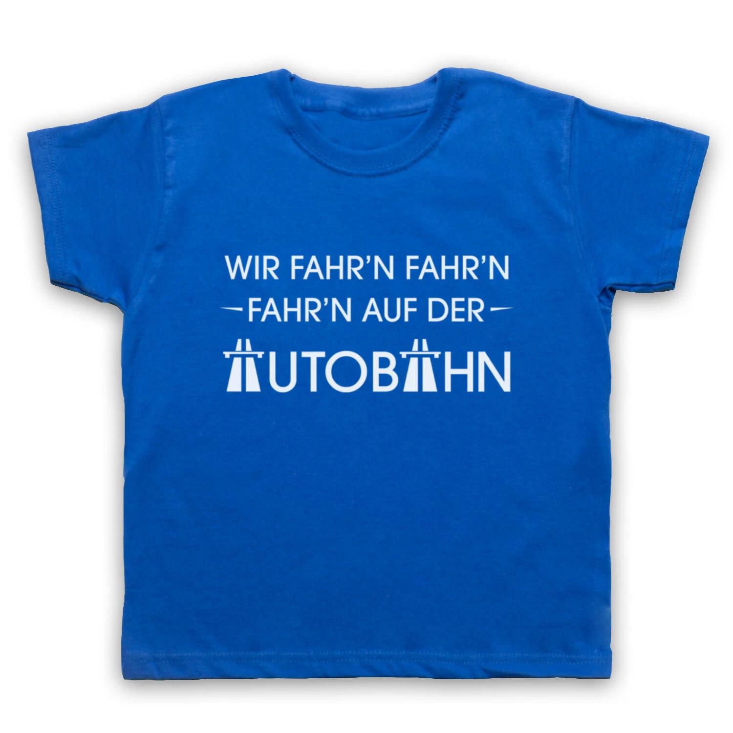 AUTOBAHN ELECTRONICA UNOFFICIAL KRAUTROCK WIR FAHR N KIDS CHILDS T-shirt 120