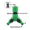 2/4-Way Garden Tap Nipple Hose Water Splitter Connector Female 1/2 3/4 Thread Y Irrigation Valve Garden Hose Quick Connector