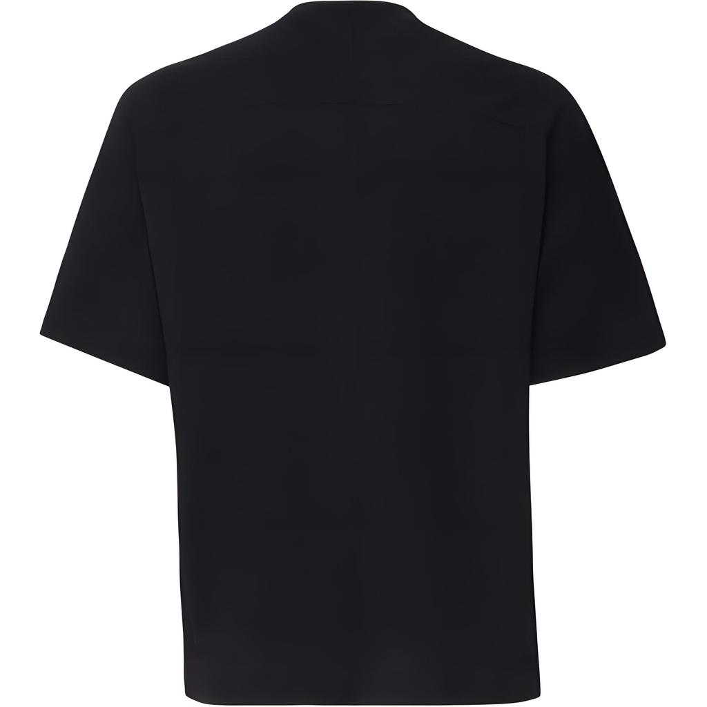 Emporio Armani Solid Logo Crew Neck Pullover Straight Fit Short Sleeve T-Shirt Men Tops Black 3D1T76-1JWZZ-0999