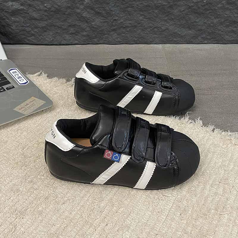 Ugly cute retro fashion Velcro board shoes women's 2025 new autumn German training shoes Ugly cute big head sports and leisure shoes
