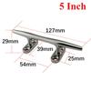 1Pc Marine Polished Heavy Duty Boat Cleat Hollow Base Cleat Stainless Steel Boat Dock Rope Line Cleat 4/5/6/8/10/12 Inch
