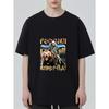 Black T Shirt Russia Forward Bear And Soldier Graphic Print Casual Wear For Men