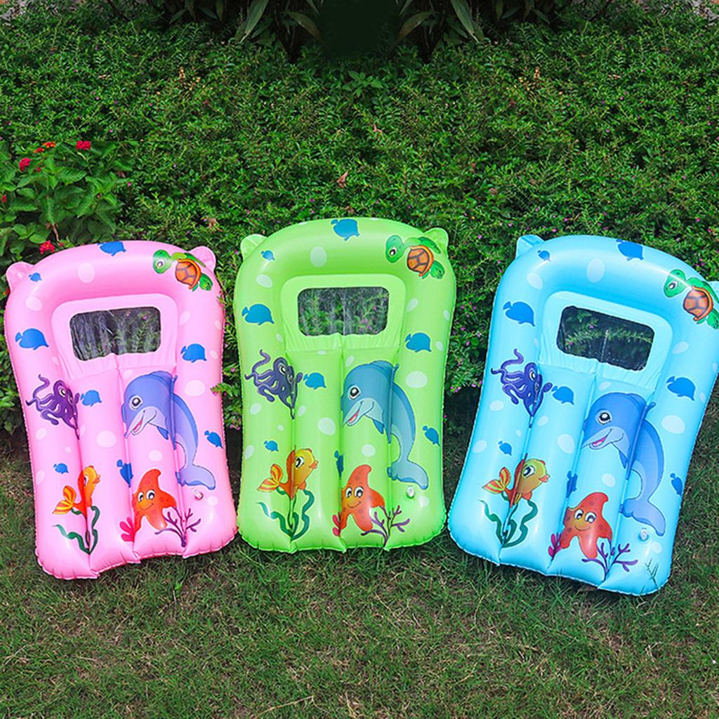 Şişme Havuz Yatağı Karikatür Havuz Salı Çocuklar İçin Bahçe Su Havuzu Oyuncağı Katlanabilir Sızdırmaz Çocuk Sörf Tahtası Parti Hediyesi