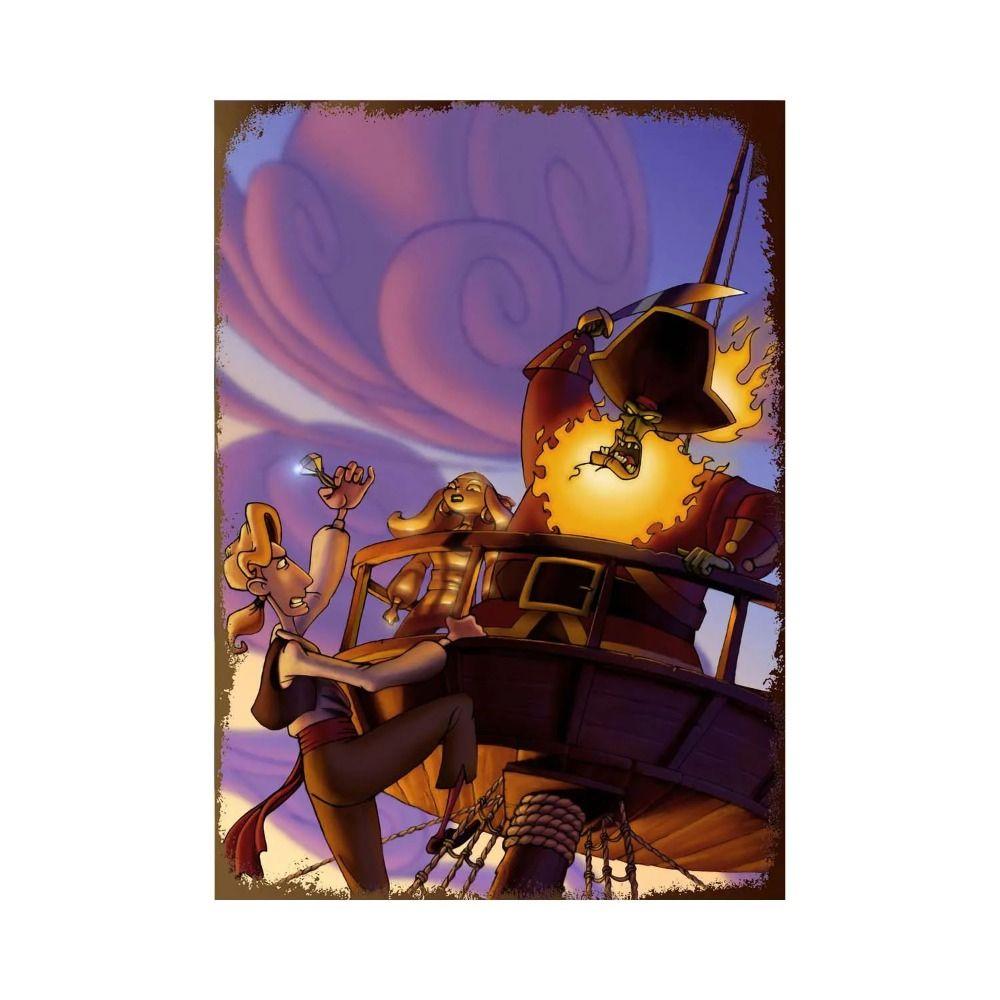 80s Retro Arcade Metal Sign, Vintage Game Tin Plaque 20x30cm