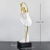 Simple and Creative Abstract Figure Ballet Resin Handicraft for Living Room Bookcase Decoration and Art Piece