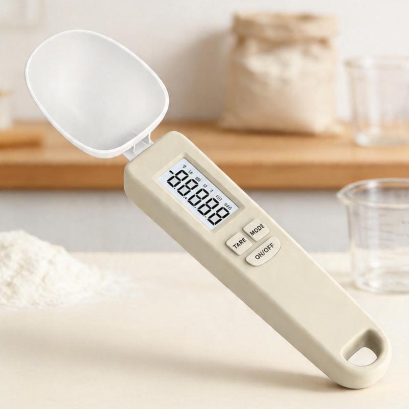 Digital Kitchen Scale For Baking With LCD Display And 7 Unit Conversion For Measuring Flour Sugar And Coffee